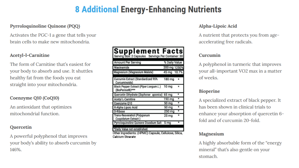 Energy-Enhancing Nutrients